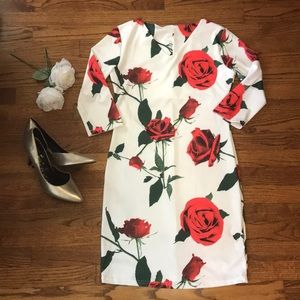 ❗️SOLD❗️Rose Cocktail Dress